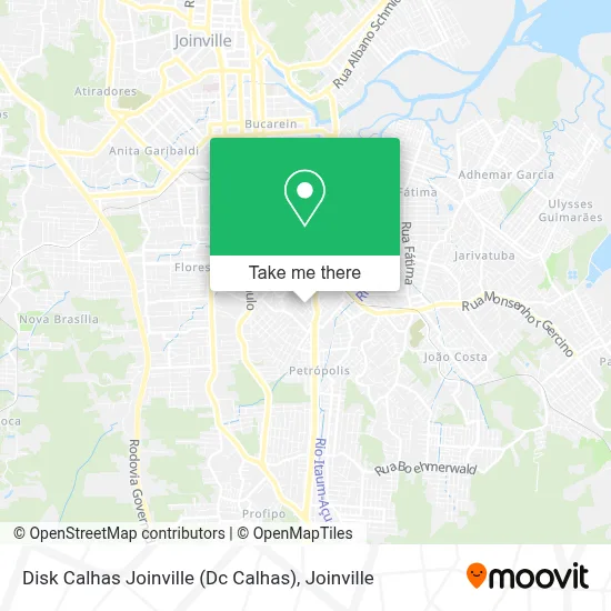Disk Calhas Joinville (Dc Calhas) map