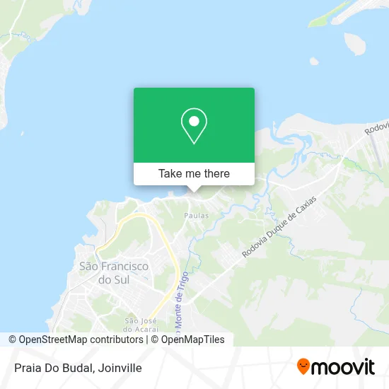 Praia Do Budal map