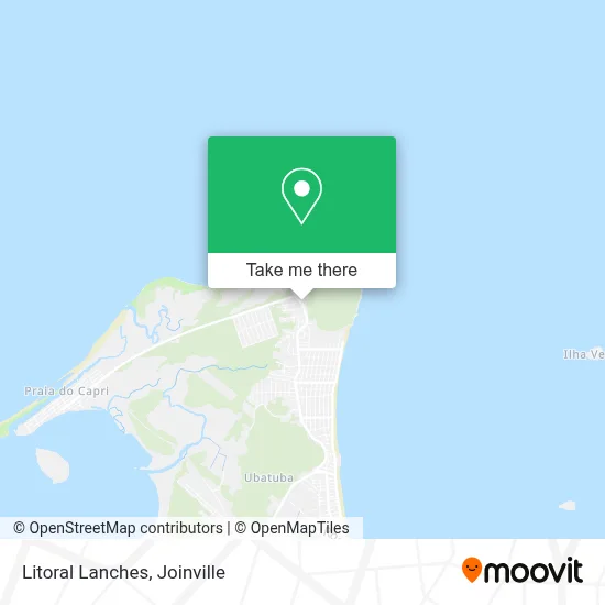 Litoral Lanches map