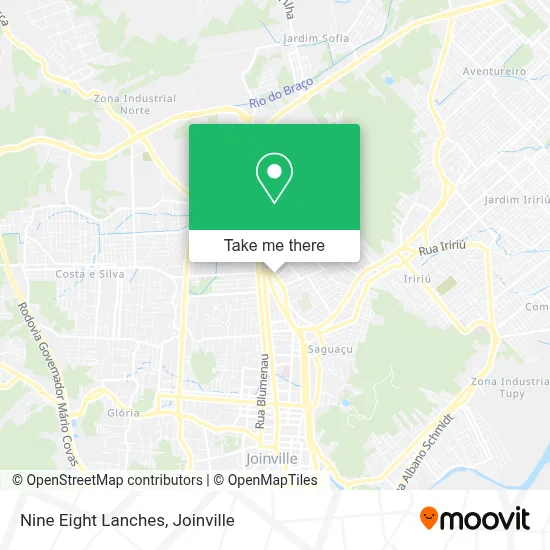 Nine Eight Lanches map