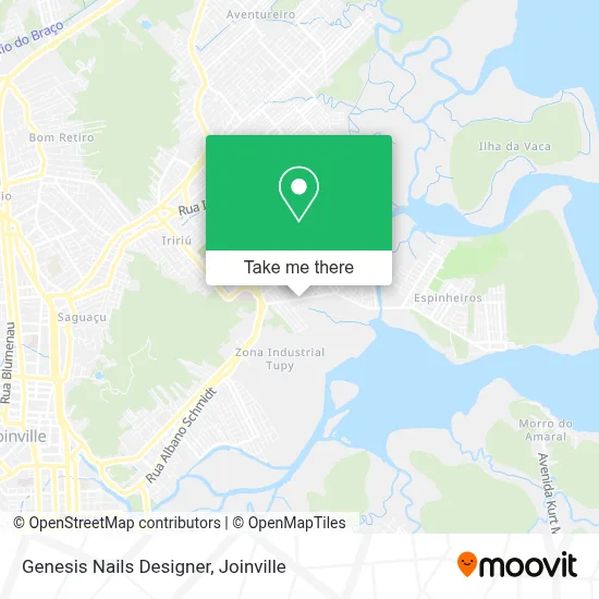 Genesis Nails Designer map