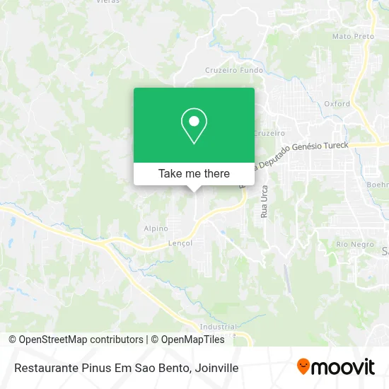 Restaurante Pinus Em Sao Bento map