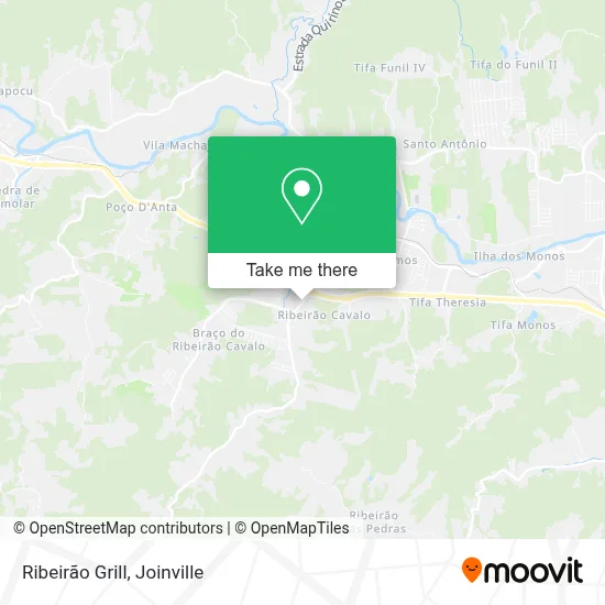 Ribeirão Grill map