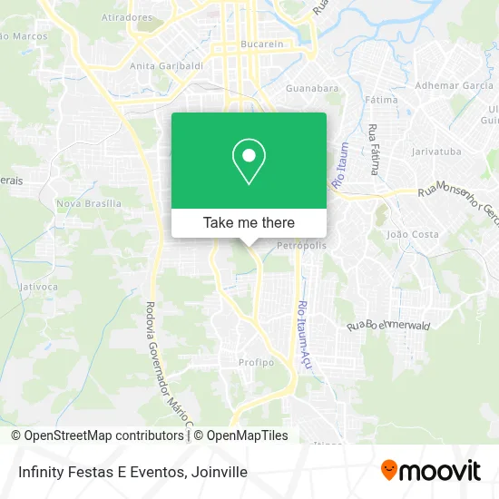 Infinity Festas E Eventos map