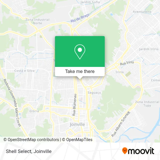 Shell Select map