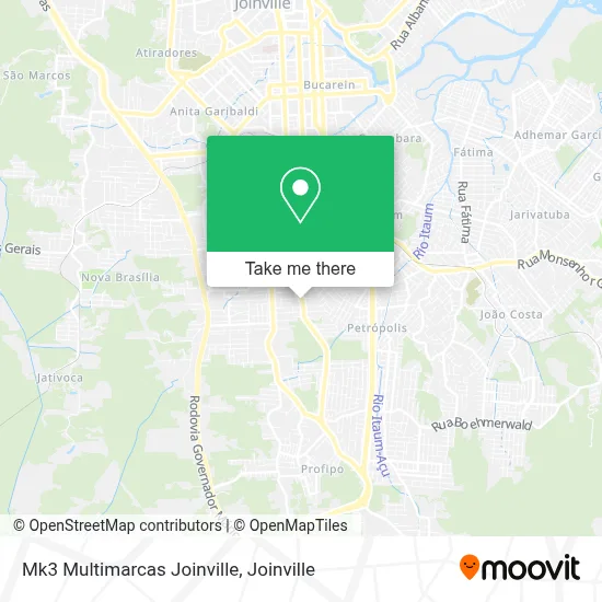 Mk3 Multimarcas Joinville map