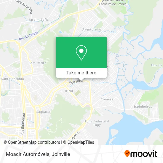 Moacir Automóveis map