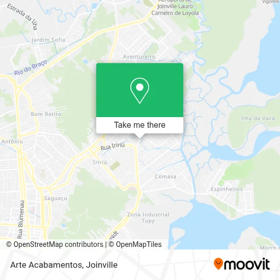 Arte Acabamentos map