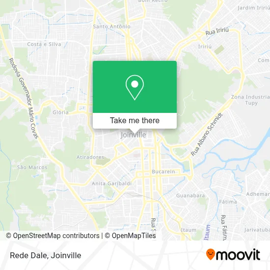 Rede Dale map