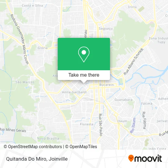 Quitanda Do Miro map