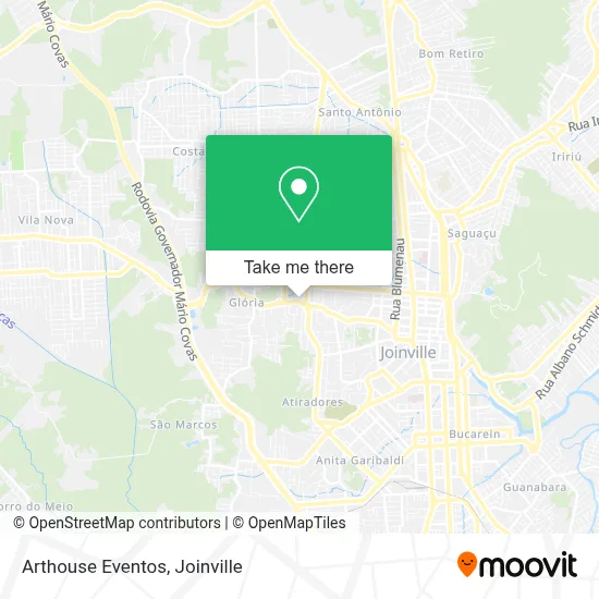Arthouse Eventos map