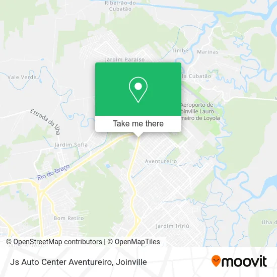 Js Auto Center Aventureiro map