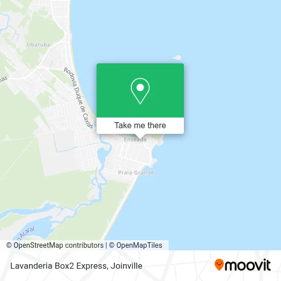 Lavanderia Box2 Express map