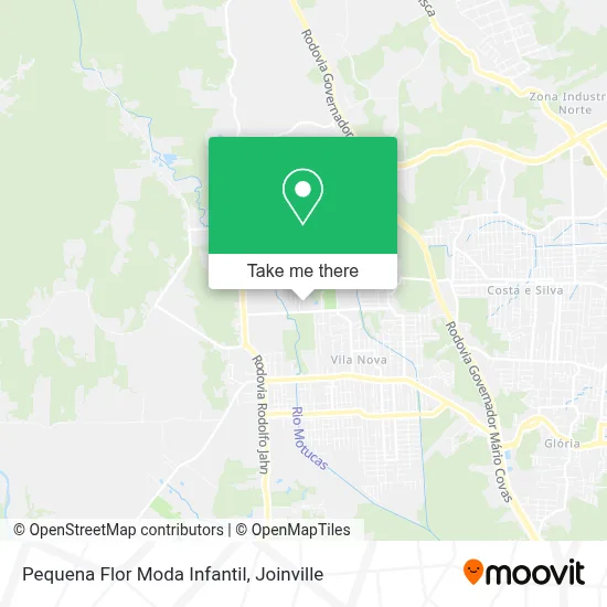 Pequena Flor Moda Infantil map