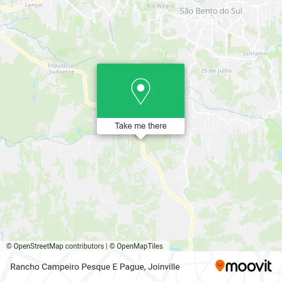 Rancho Campeiro Pesque E Pague map