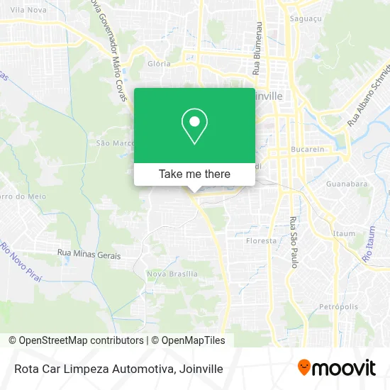 Rota Car Limpeza Automotiva map