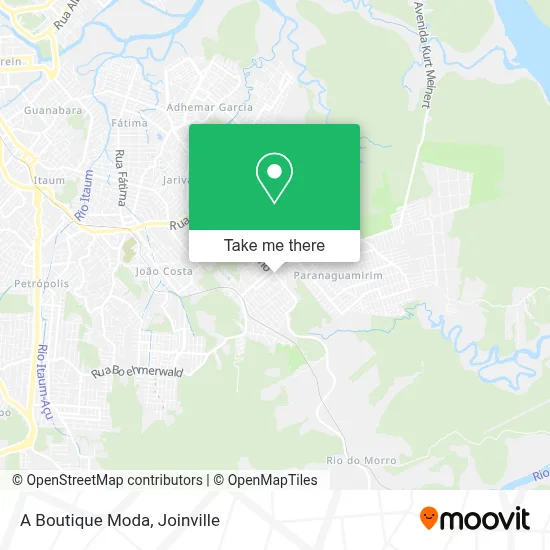 A Boutique Moda map