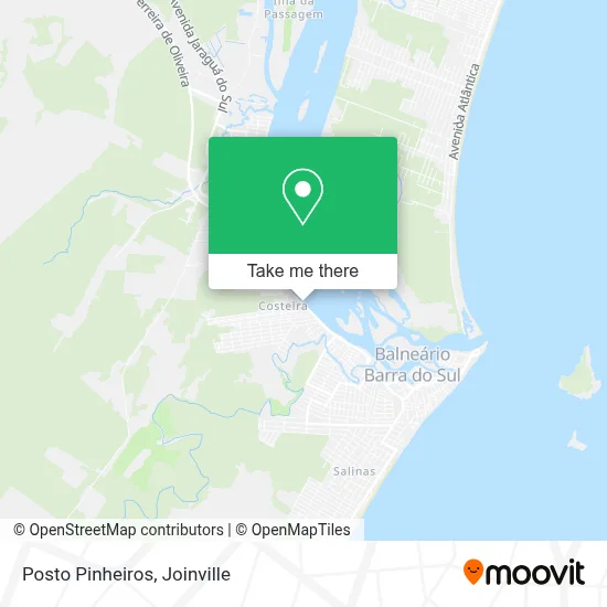 Posto Pinheiros map