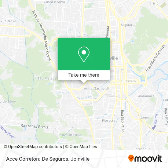 Acce Corretora De Seguros map