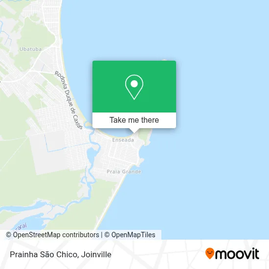 Prainha São Chico map