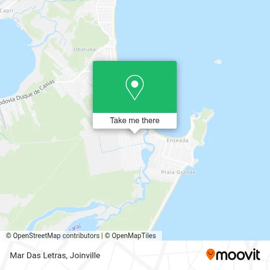 Mar Das Letras map