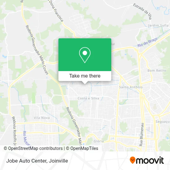 Jobe Auto Center map