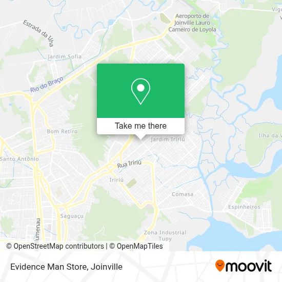 Evidence Man Store map