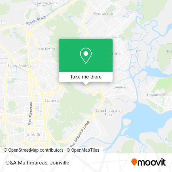 D&A Multimarcas map
