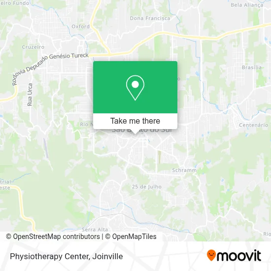 Fisiocenter map