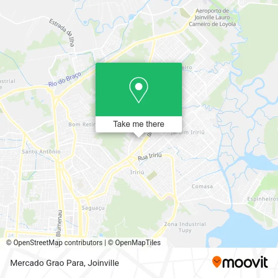 Mercado Grao Para map