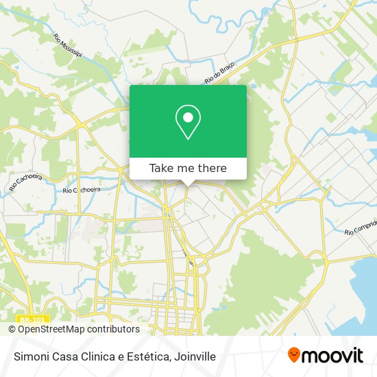 Simoni Casa Clinica e Estética map