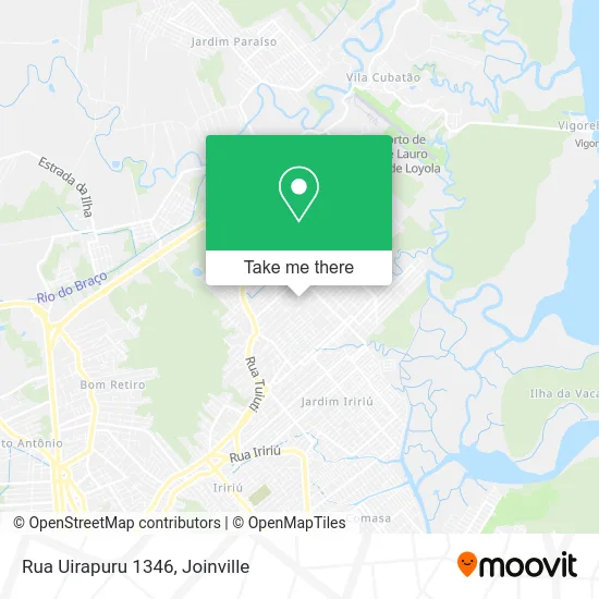 Rua Uirapuru 1346 map