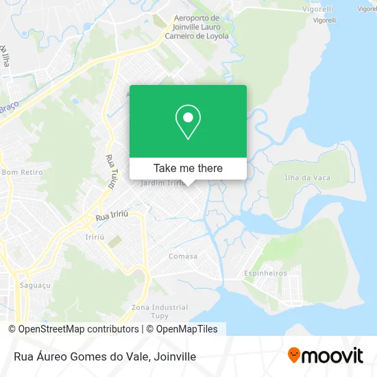 Rua Áureo Gomes do Vale map