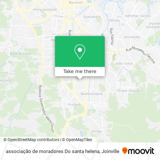 associação de moradores Do santa helena map