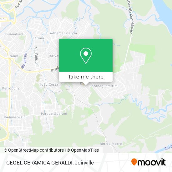 CEGEL CERAMICA GERALDI map
