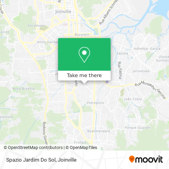 Spazio Jardim Do Sol map