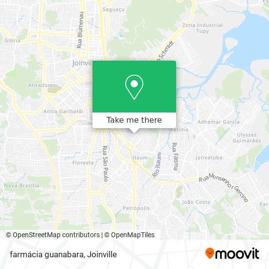 farmácia guanabara map