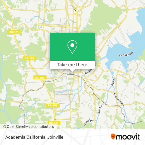 Academia California map