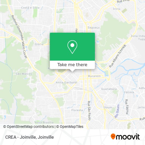 Mapa CREA - Joinville