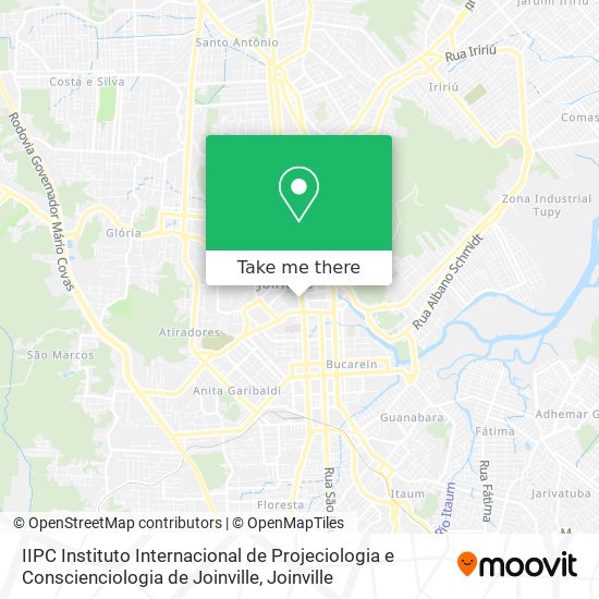IIPC Instituto Internacional de Projeciologia e Conscienciologia de Joinville map