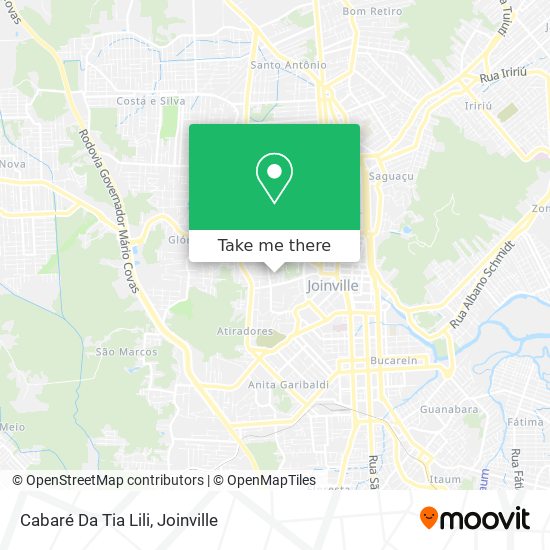 Cabaré Da Tia Lili map