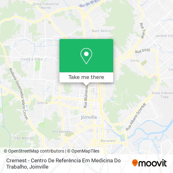 Cremest - Centro De Referência Em Medicina Do Trabalho map
