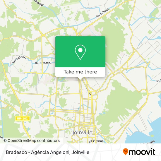 Mapa Bradesco - Agência Angeloni