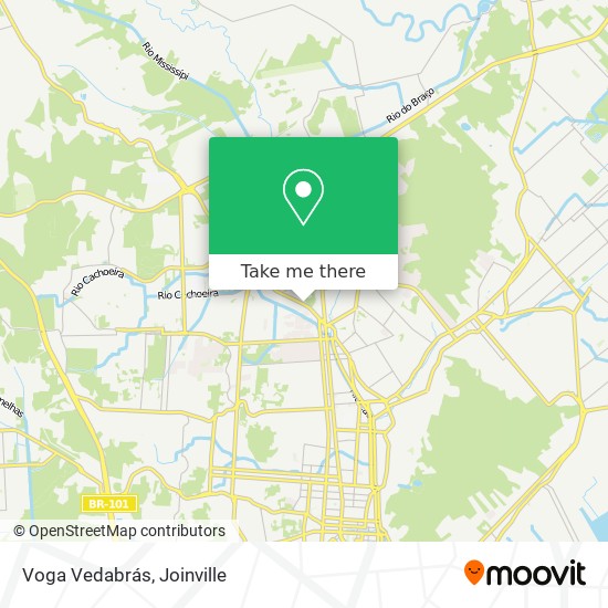 Voga Vedabrás map