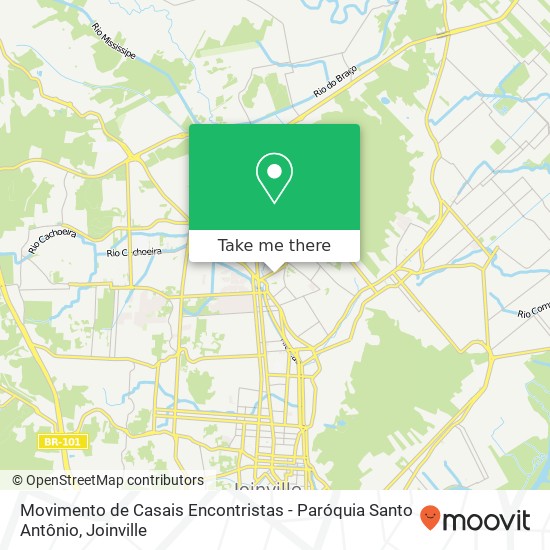 Movimento de Casais Encontristas - Paróquia Santo Antônio map