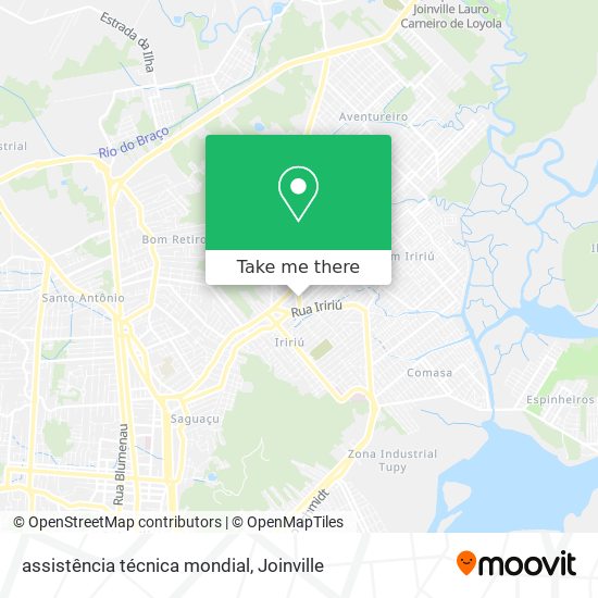 assistência técnica mondial map