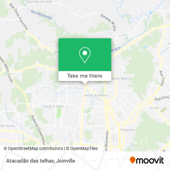 Atacadão das telhas map