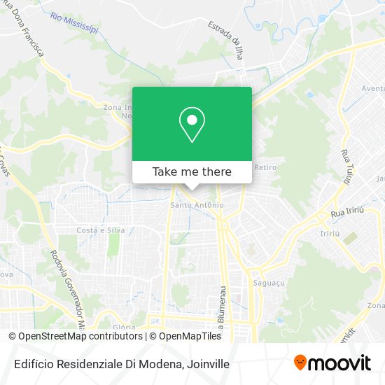 Edifício Residenziale Di Modena map
