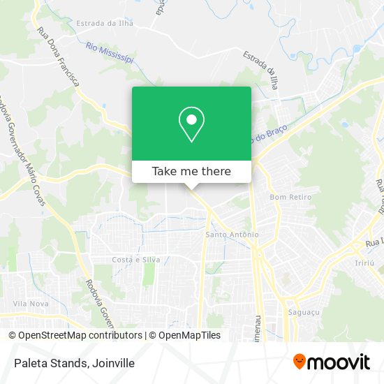 Paleta Stands map