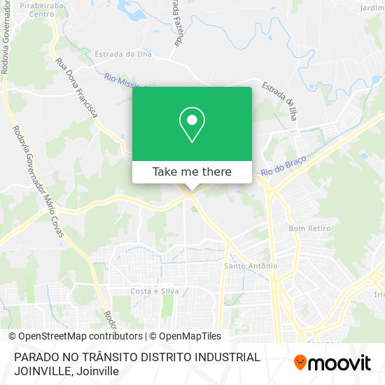 PARADO NO TRÂNSITO DISTRITO INDUSTRIAL JOINVILLE map